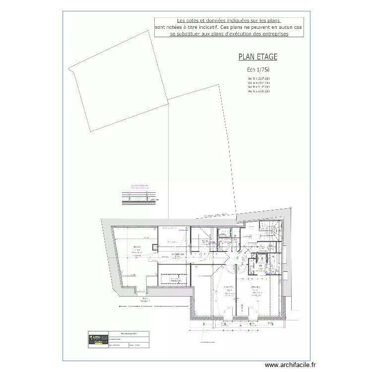 Plan Moron Charnier R+1 08 11 24. Plan de Plan Moron Charnier R+1 08 11 24. Plan de