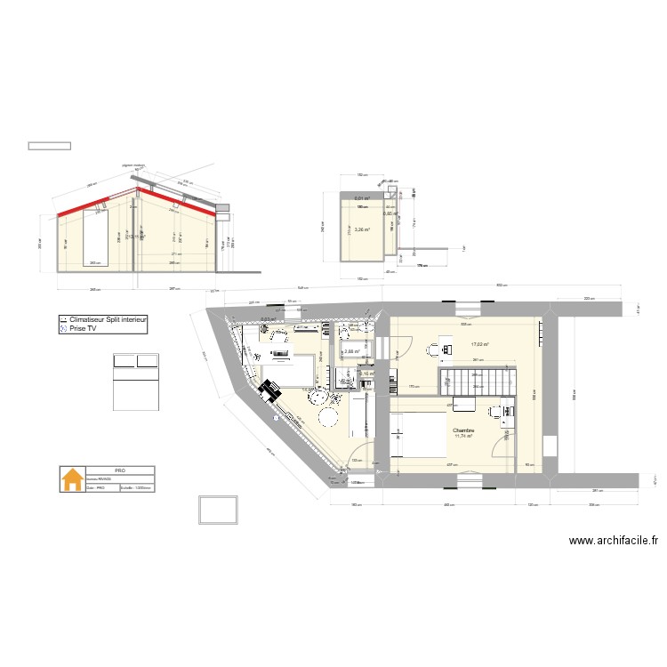 bureau 2. Plan de 0 pièce et 0 m2