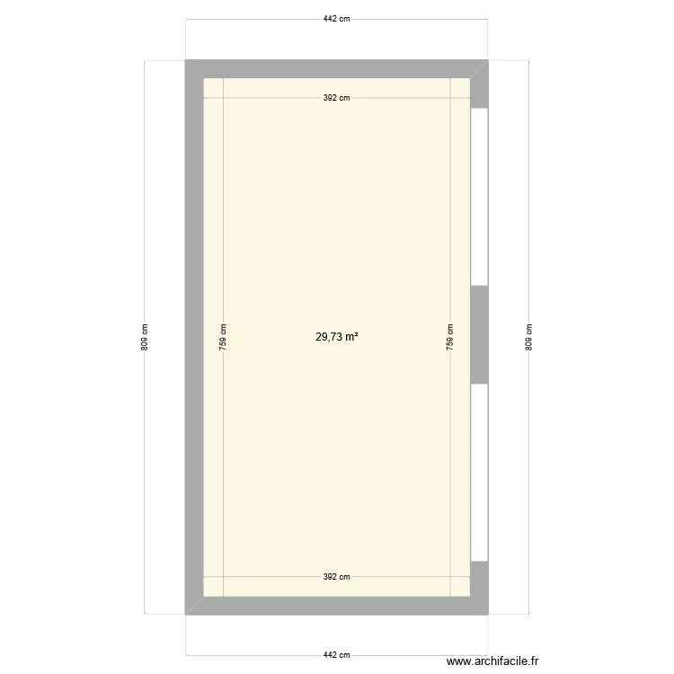GARAGE COTE HANGAR2. Plan de GARAGE COTE HANGAR2. Plan de