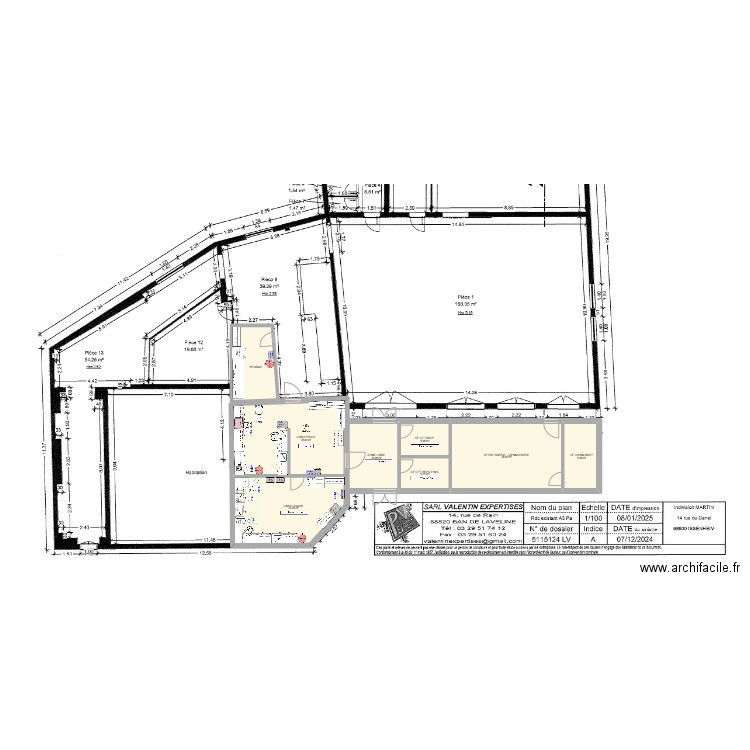 ISSENHEIM V2. Plan de 8 pièces et 123 m2