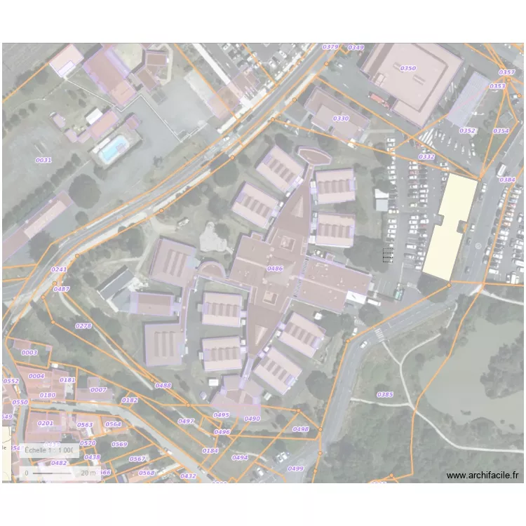 Hotel Tasdon AHPAJ. Plan de 1  et 820 m²
