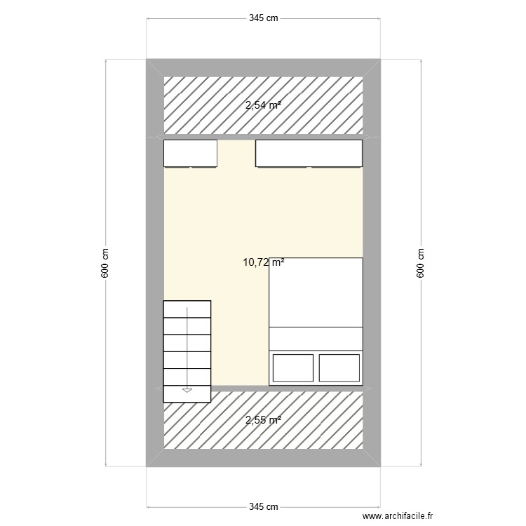 202409 Maison Bretagne RIDOUX - étage garage. Plan de 0 pièce et 0 m2