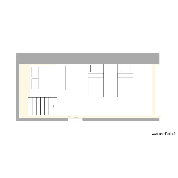 étage studio Mélissa. Plan de 0 pièce et 0 m2