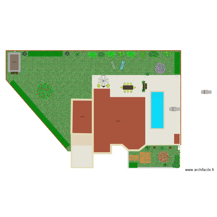 CABANE LAURA. Plan de 8 pièces et 245 m2