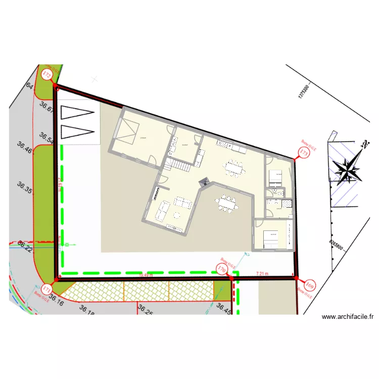 essais2. Plan de 7  et 143 m²
