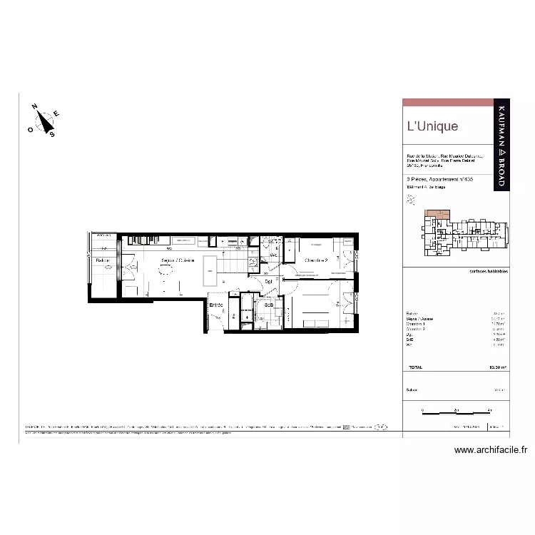 Franconville V1. Plan de 