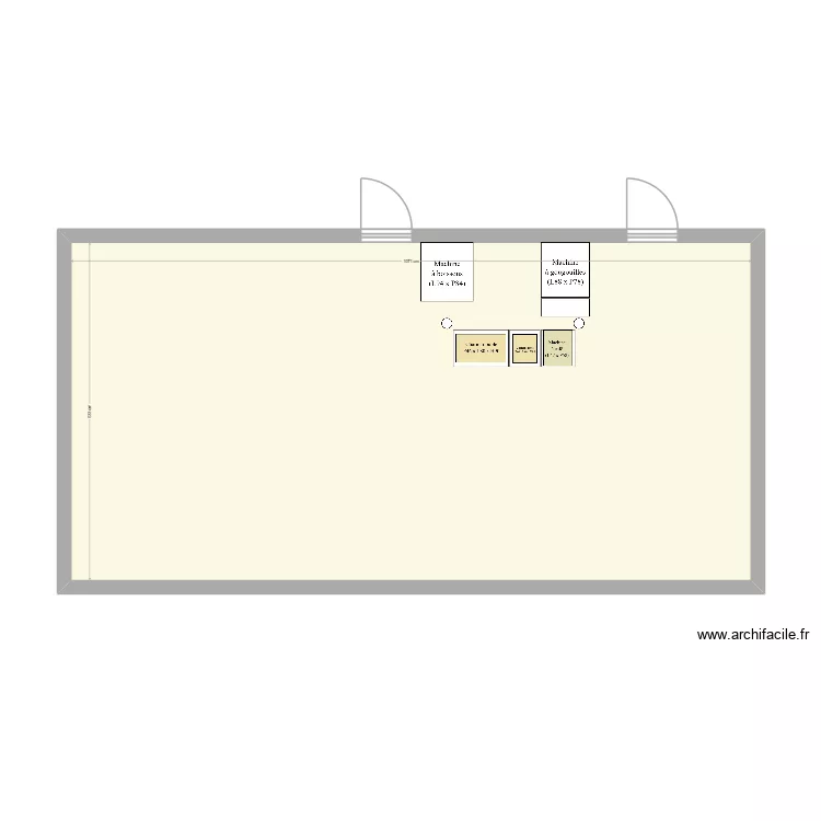 Les Hêtres_rdc. Plan de 1 et 57 m² Les Hêtres_rdc. Plan de 1 et 57 m²