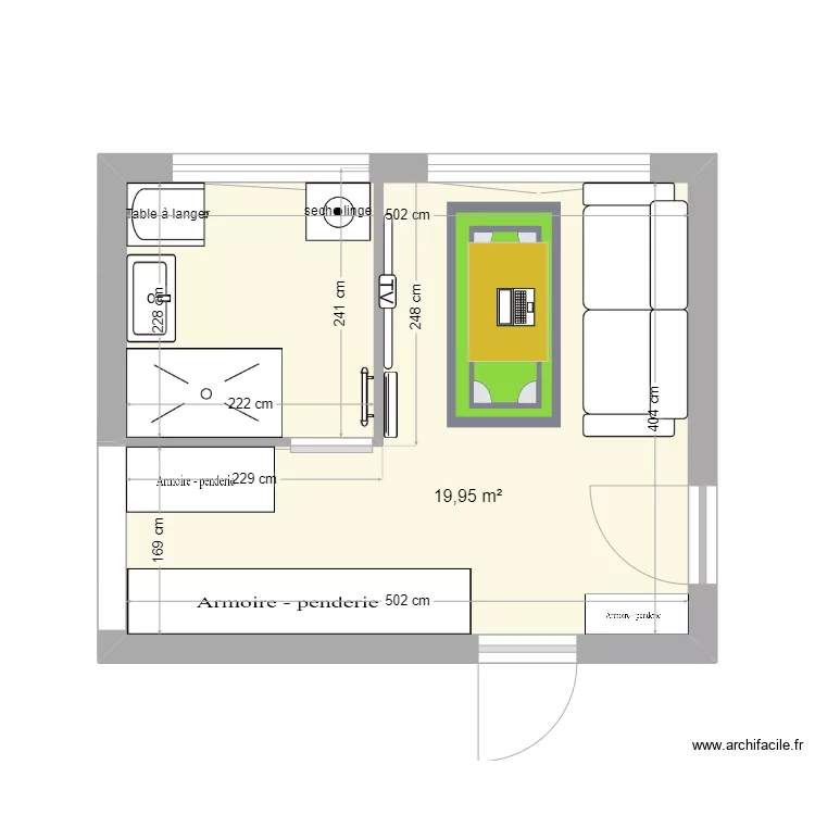 Transformation garage Camille. Plan de Transformation garage Camille. Plan de