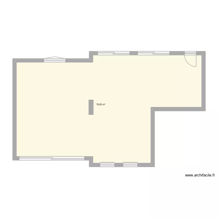 froidmont. Plan de 1  et 77 m²
