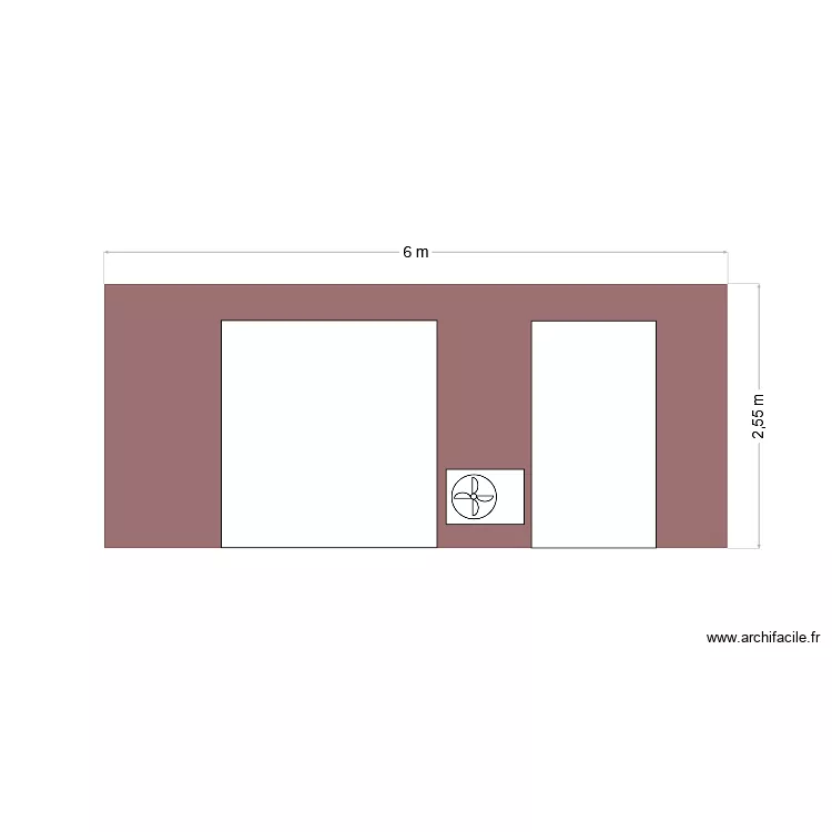 vfacadeue exterieure. Plan de 