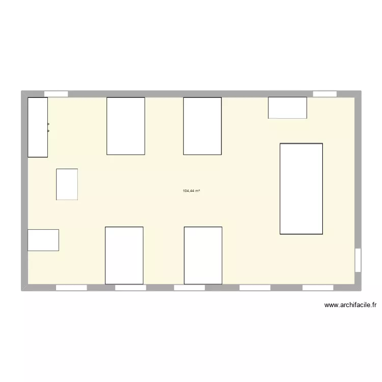 MAISON JOVANIE. Plan de 1  et 104 m²