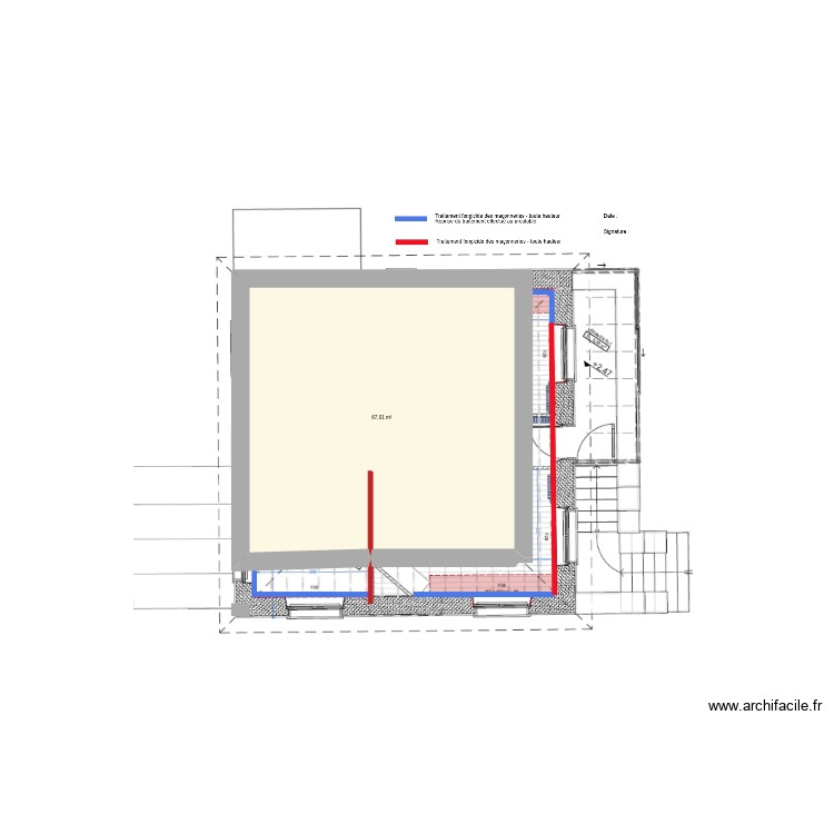 Claude Coty. Plan de 0 pièce et 0 m2