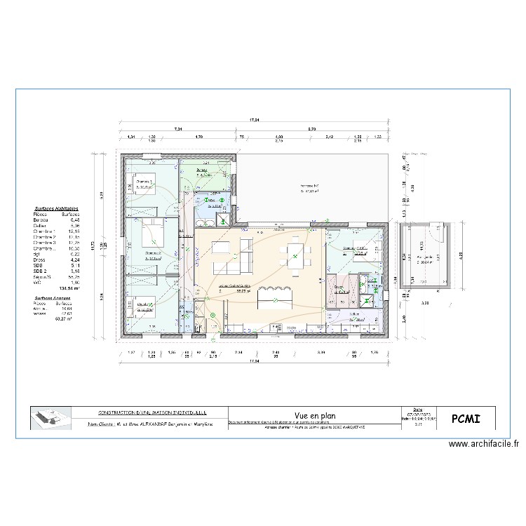 plan elec Alexandre. Plan de 0 pièce et 0 m2