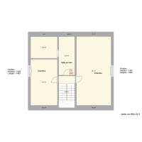 plan maison étage apès