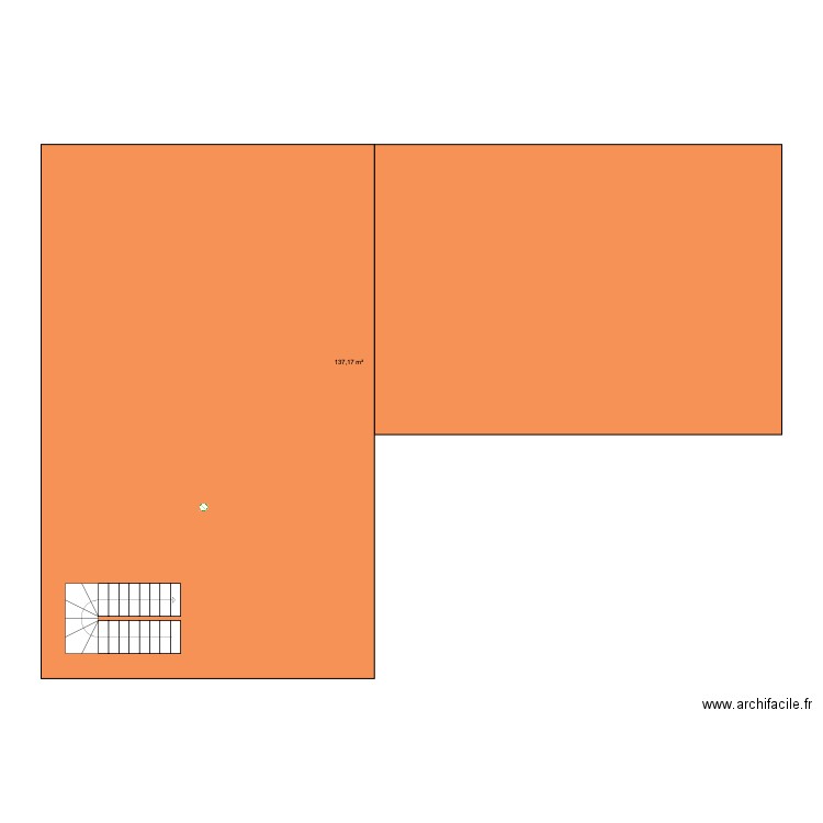 45p. Plan de 1 pièce et 137 m2
