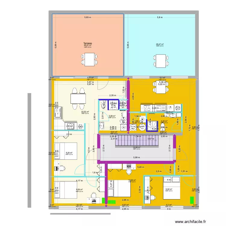 ETAGE 1. Plan de ETAGE 1. Plan de