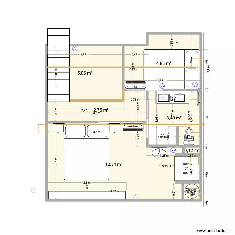 etage bis. Plan de 7 et 29 m² etage bis. Plan de 7 et 29 m²