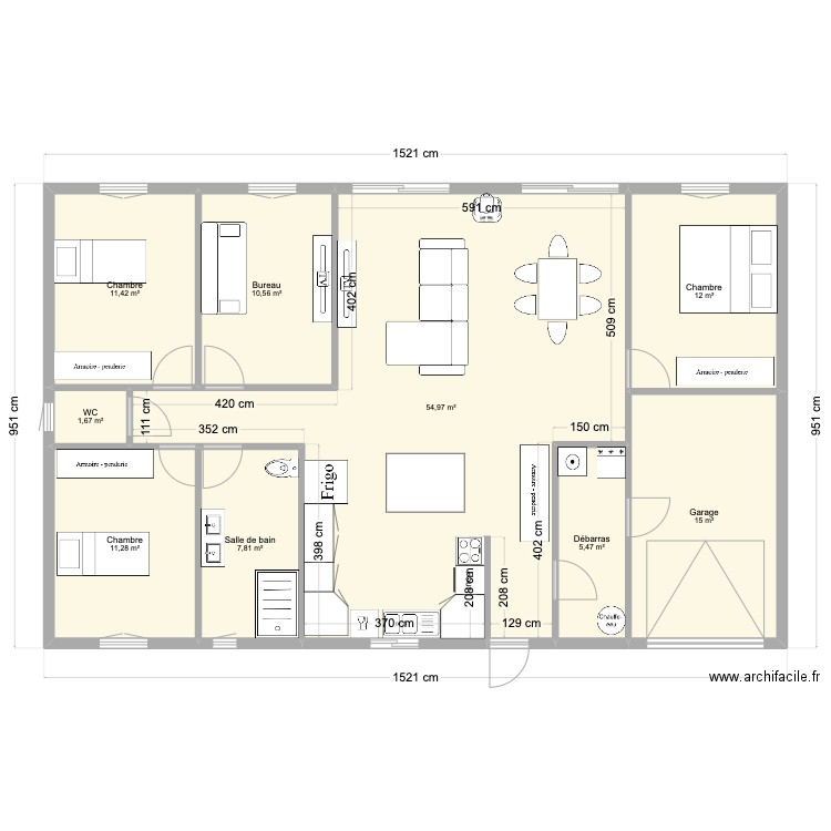Aurélie. Plan de 0 pièce et 0 m2