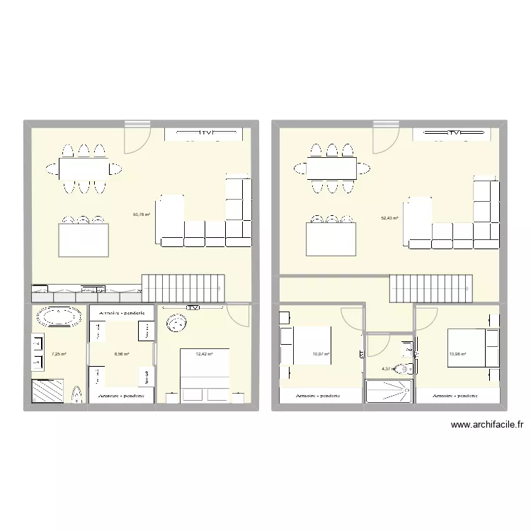 LOFT F4 - F5 bis. Plan de 