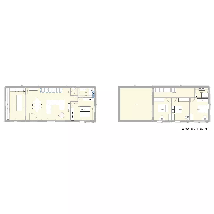 Etage Smain. Plan de 