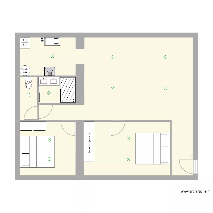 brassac l3. Plan de 4  et 74 m²