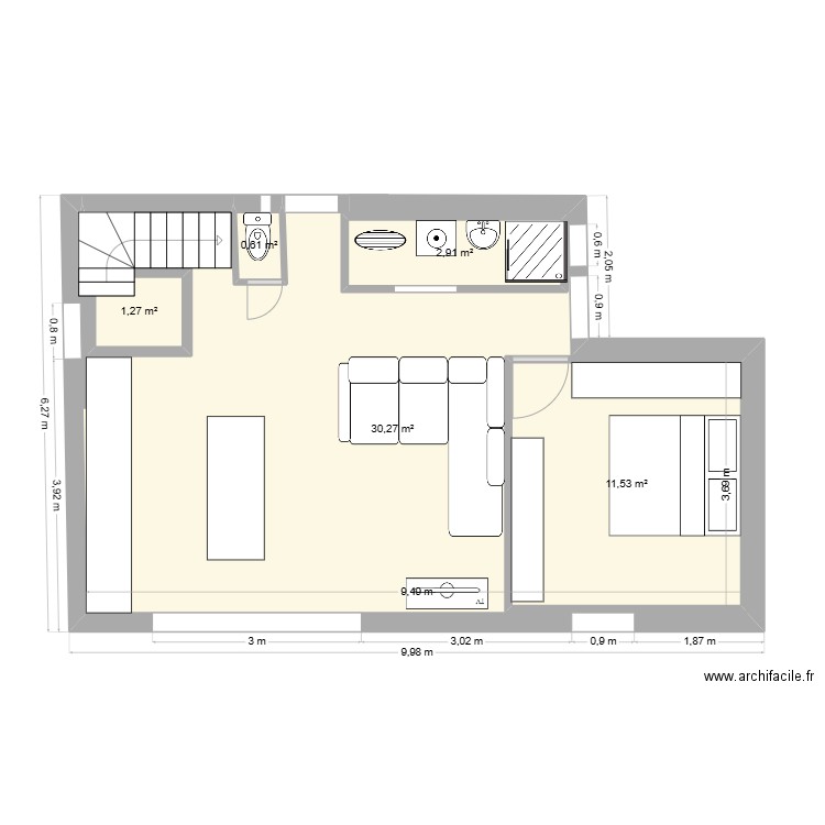 plan pointe RDC ESSAI. Plan de 0 pièce et 0 m2