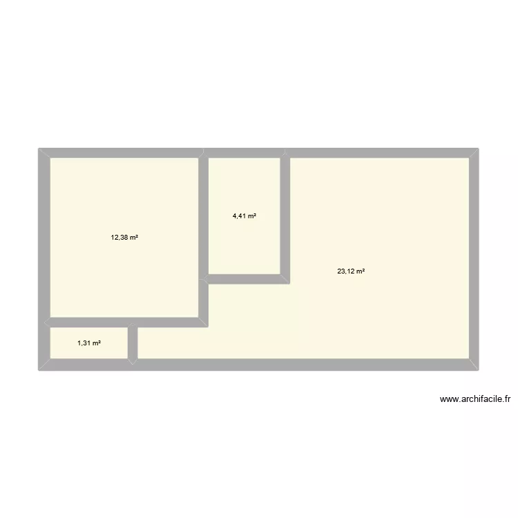 APPART2. Plan de 4 et 41 m² APPART2. Plan de 4 et 41 m²