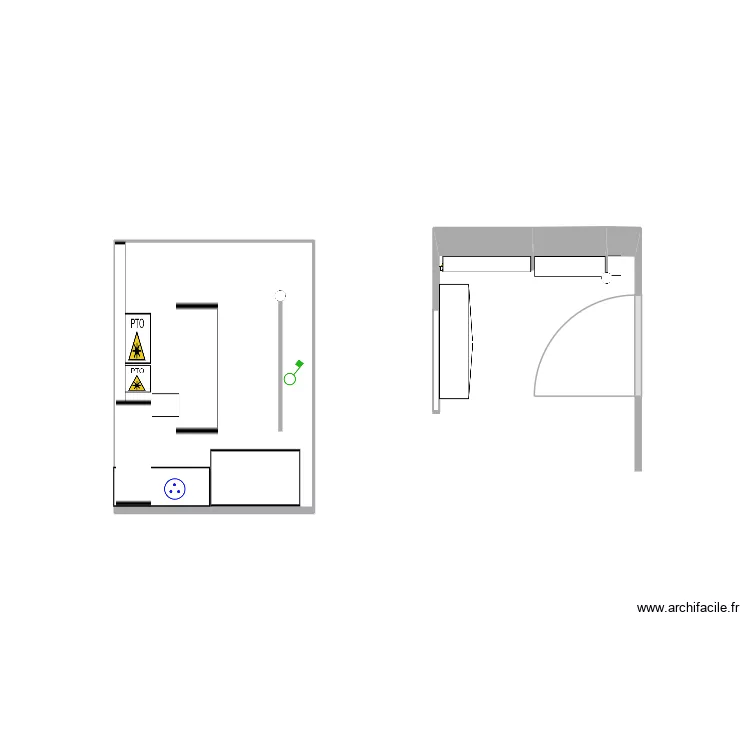 ENTREE SKLUM. Plan de 3 et 4 m² ENTREE SKLUM. Plan de 3 et 4 m²