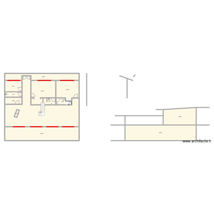 6666. Plan de 13 pièces et 289 m2
