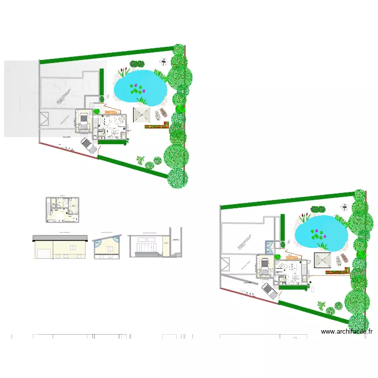 Footing hors sol. Plan de Footing hors sol. Plan de