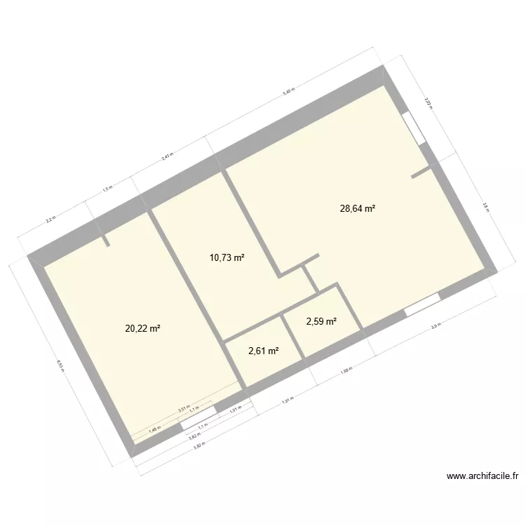 julisa 1er &eacute;tage. Plan de 