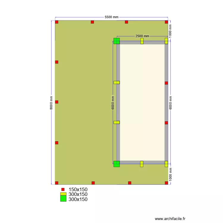 1м сваи Кузнецово. Plan de 