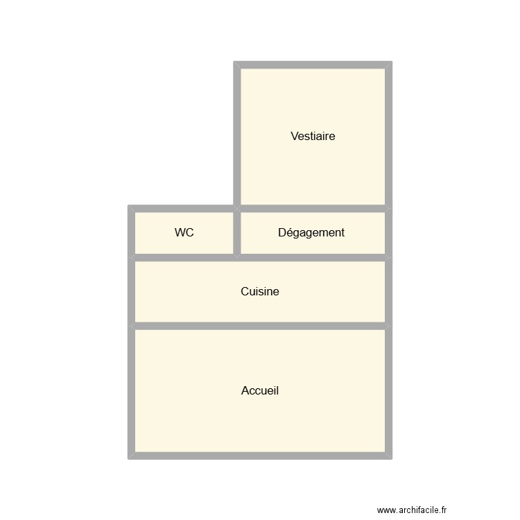 2503 PHILY 45 SIAM. Plan de 5 pièces et 18 m2