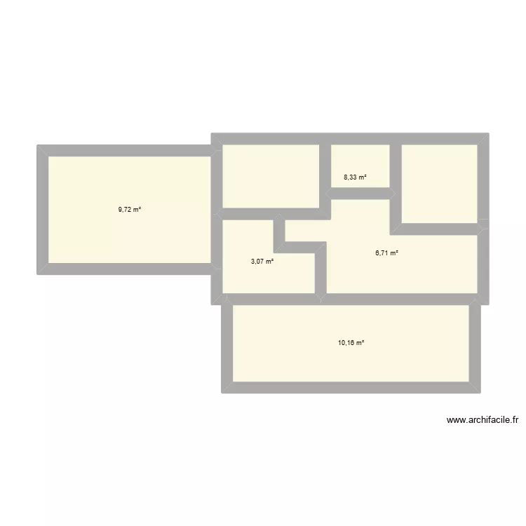 maison kawailani. Plan de 5  et 38 m²