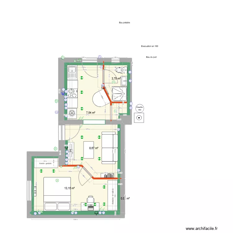 appart 30/07. Plan de 5 et 33 m² appart 30/07. Plan de 5 et 33 m²