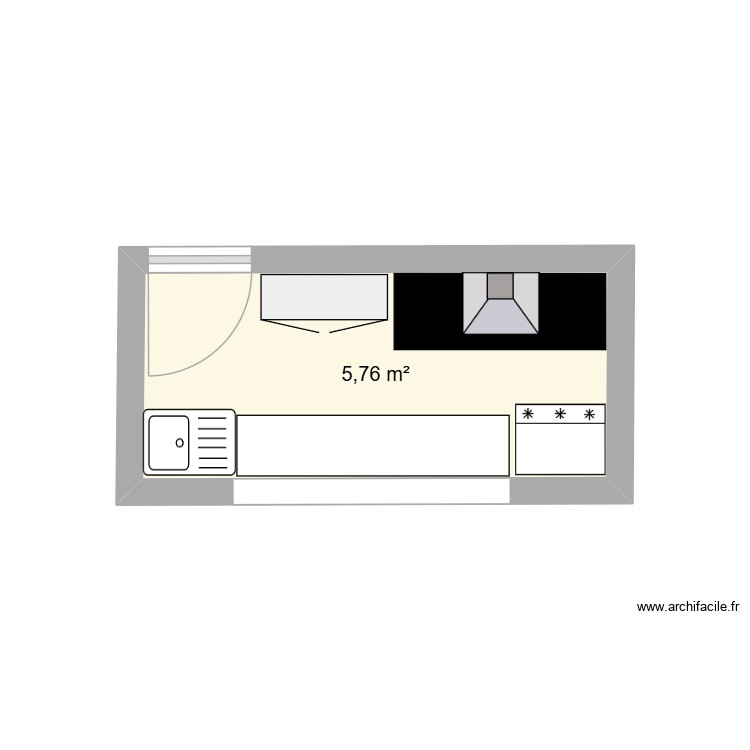 caravane. Plan de 0 pièce et 0 m2