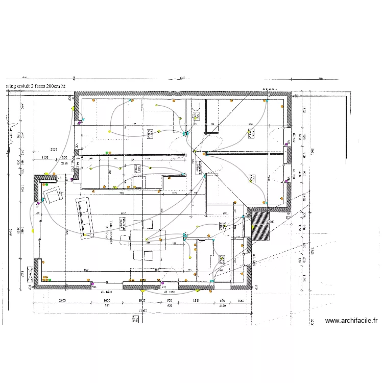 PAVY COULAGE. Plan de 