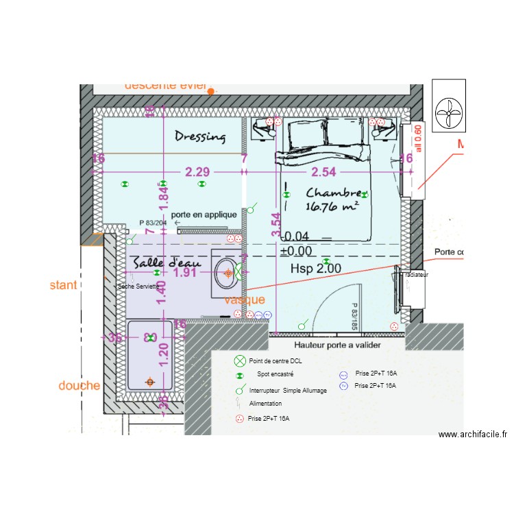 Plan sous sol. Plan de 0 pièce et 0 m2