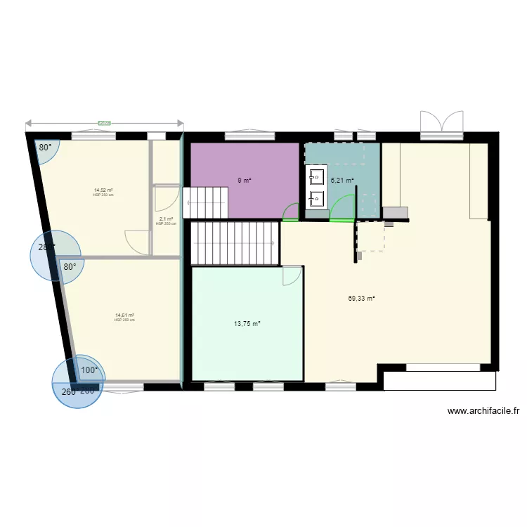 laura.. Plan de 7 Pièces et 138 m²