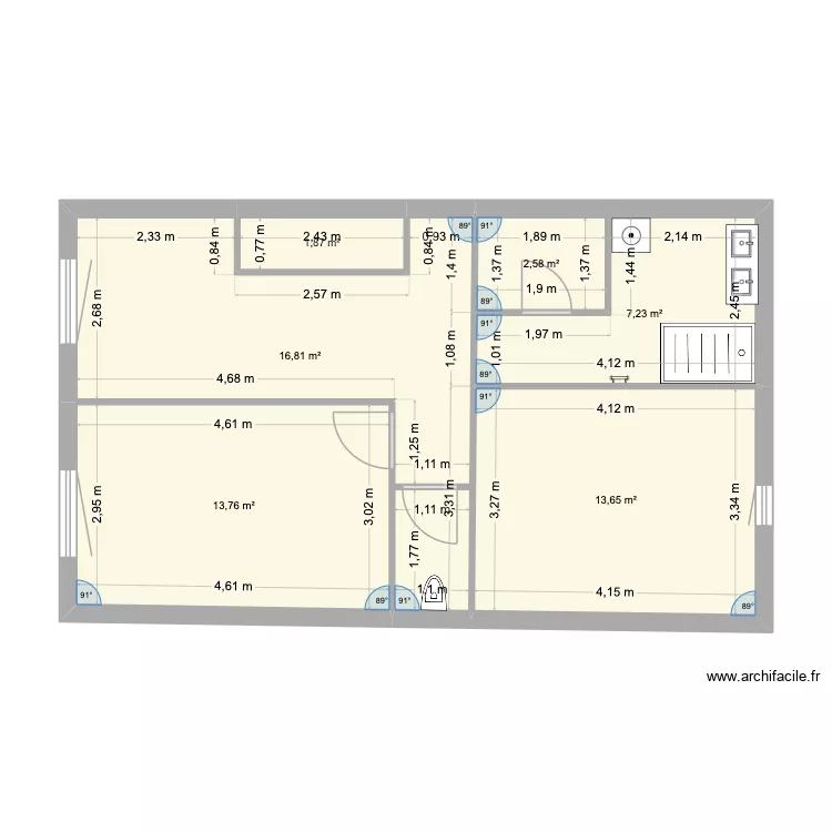 st bueil. Plan de 6 et 56 m² st bueil. Plan de 6 et 56 m²