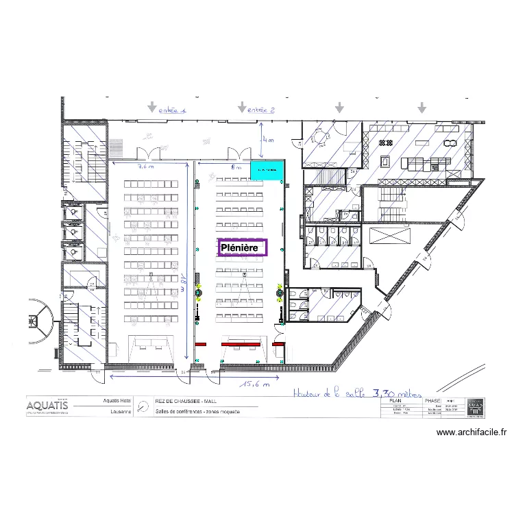 Agence Moon Hotel Aquatis. Plan de 