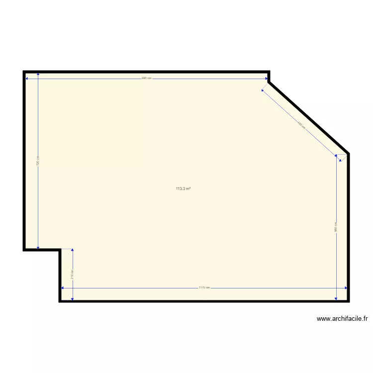 RICHARD CORNET. Plan de 1 et 113 m² RICHARD CORNET. Plan de 1 et 113 m²