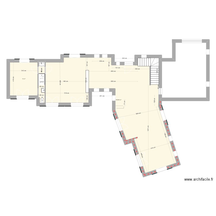 BANDOL RDC P3. Plan de 0 pièce et 0 m2