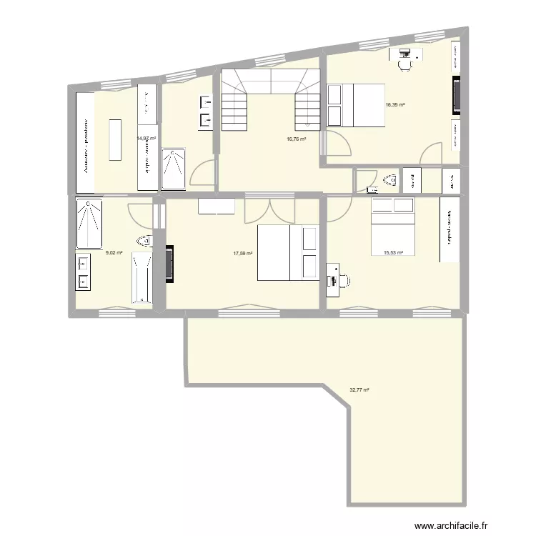 DH - 1er etage 16-11-25. Plan de 