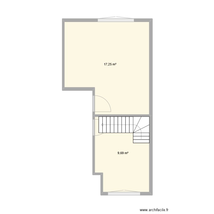 klei228. Plan de 3 pièces et 86 m2