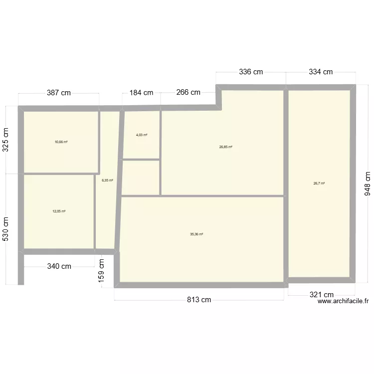 essai 1. Plan de 7 et 122 m² essai 1. Plan de 7 et 122 m²