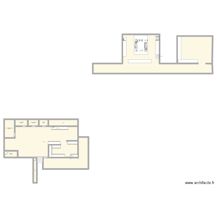 cuisine. Plan de 10 pièces et 349 m2