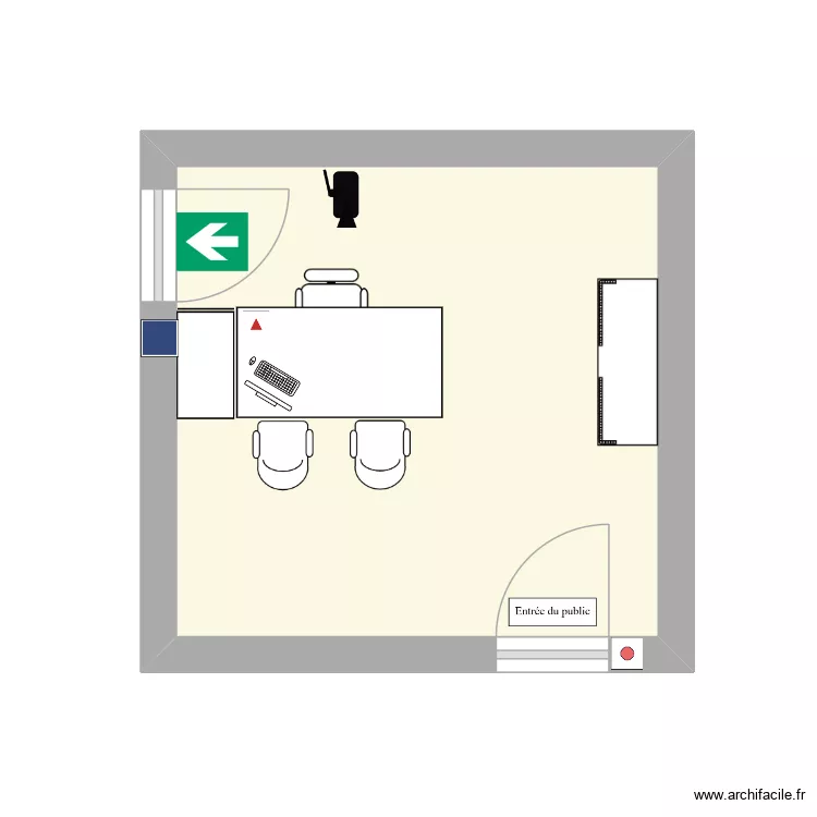 DPAR BZ. Plan de 1  et 11 m²