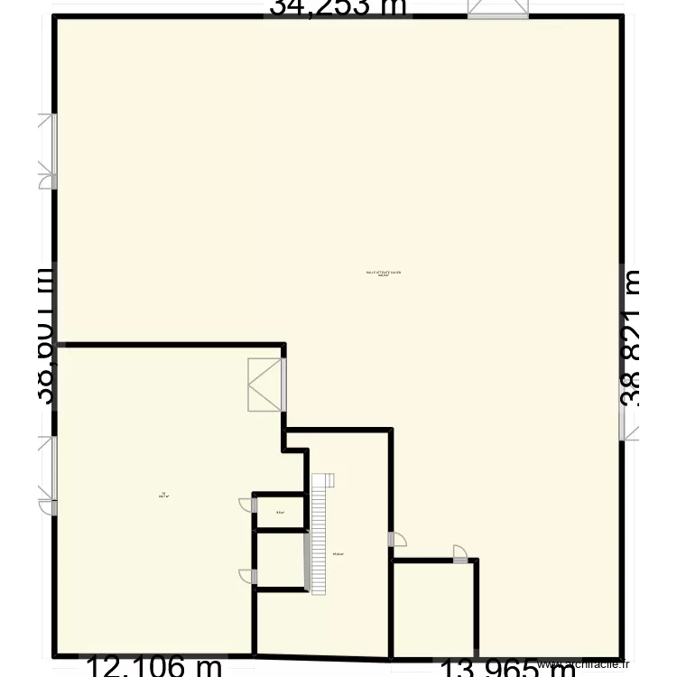 RDC BOIS DARCY. Plan de RDC BOIS DARCY. Plan de