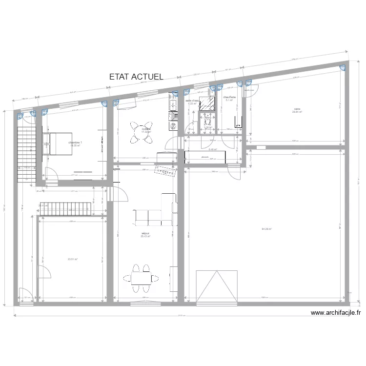 appartement soetrich. Plan de 